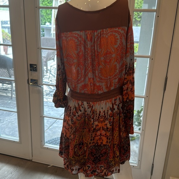 Miss Me Multiclored Paisley Print Boho Dress Size Small - Picture 8 of 14